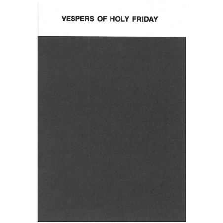 VESPERS OF HOLY FRIDAY 